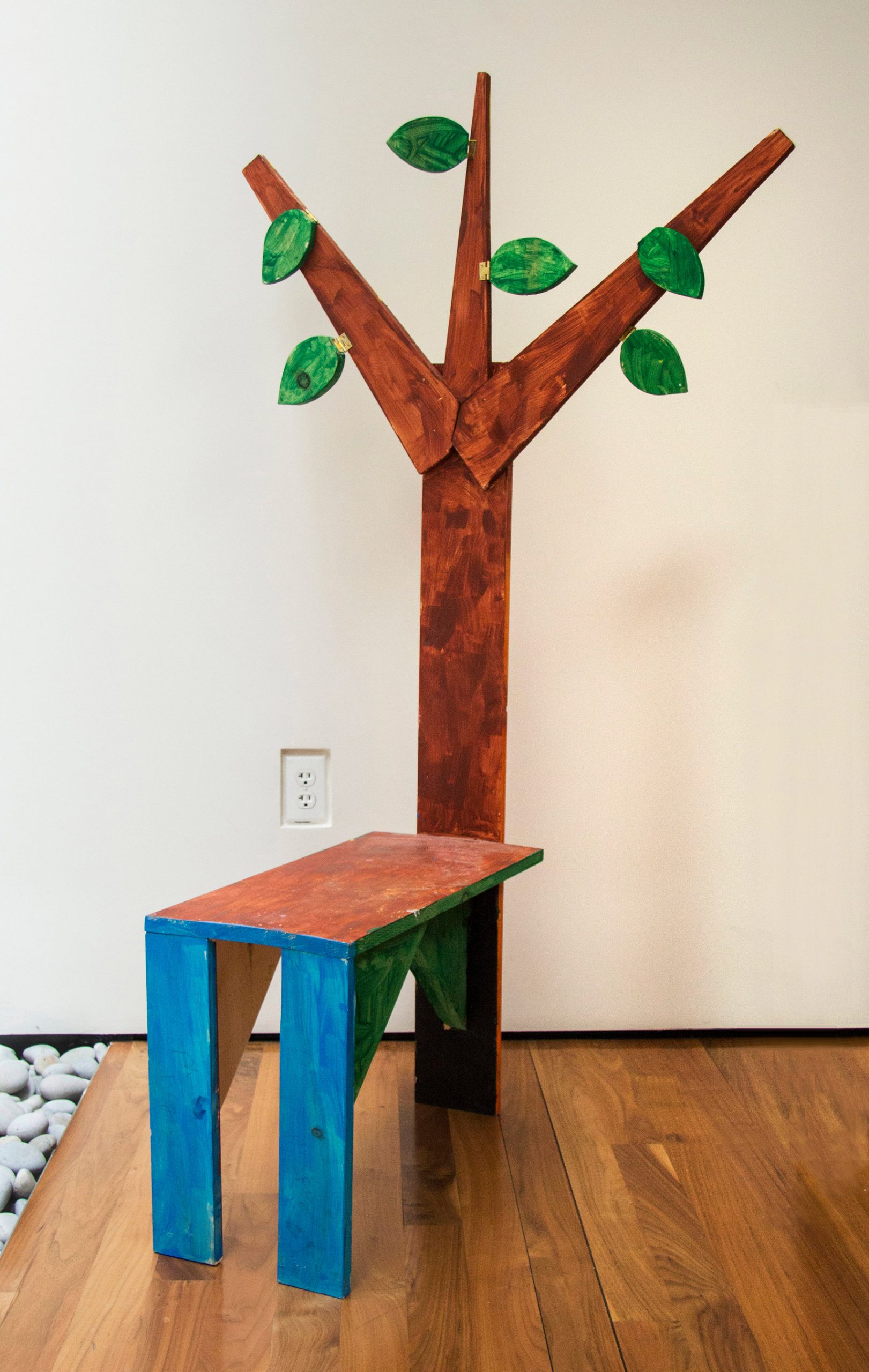Tree-shaped seating design from Bruce Edelstein's workshop at Trinity School