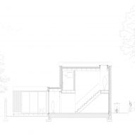 The section of House in Bearsden by McGinlay Bell