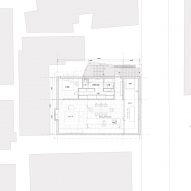 Ground floor plan for House T by Suppose Design Office