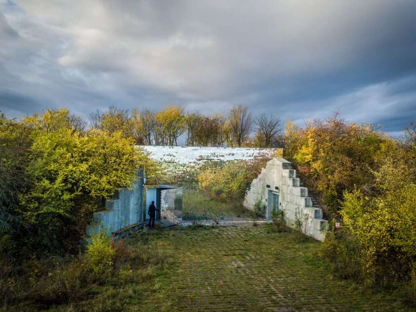 Petr Hájek Architekti converts Cold War bunker into mirrored pet crematorium