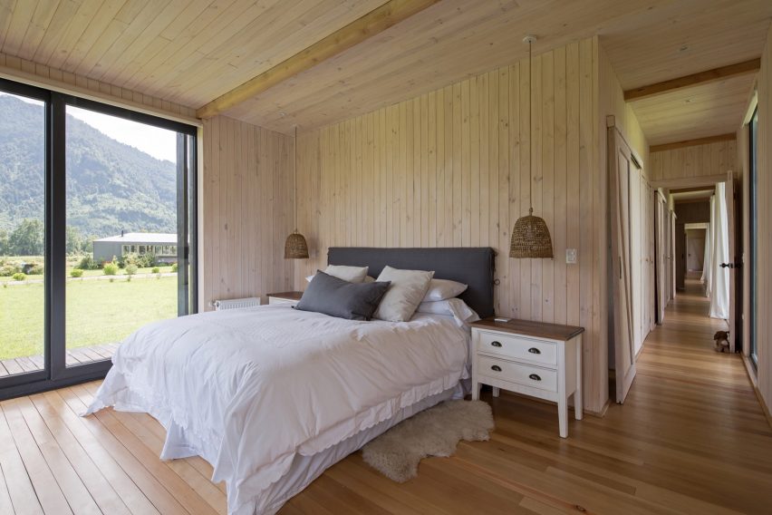 Bedroom in Casa Tobita in Lago Ranco Chile
