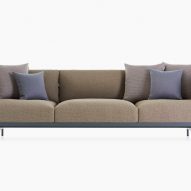 A three-seater sofa by Luca Nichetto for Gandiablasco