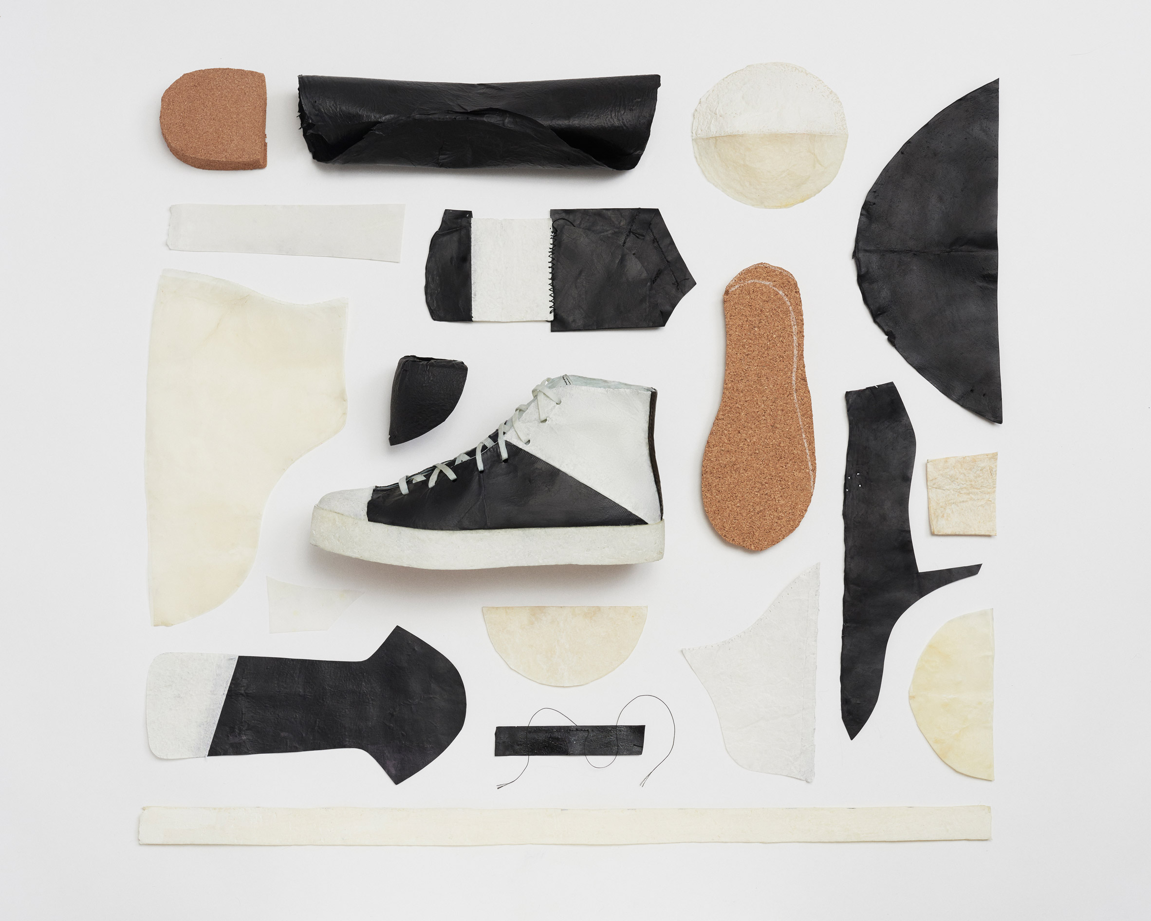 Anatomy of the bio-leather trainers by Public School and Theanne Schiros