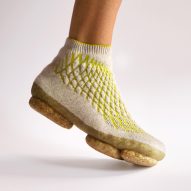 Sneature is a compostable trainer made from 3D-knitted dog hair