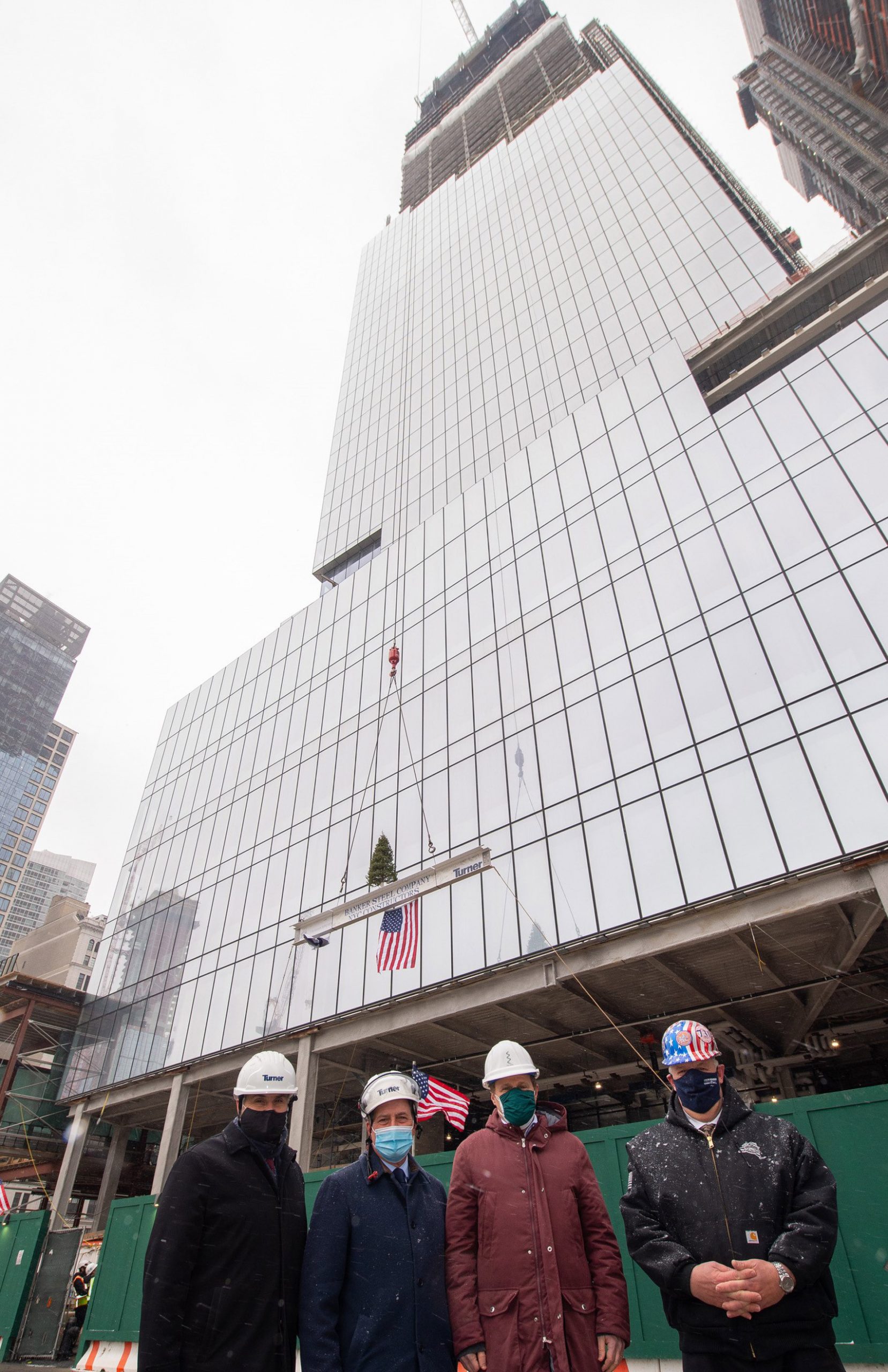 Tishman Speyer celebrates The Spiral topping out
