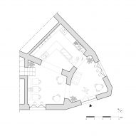 Ground floor plan of Tre De Tutto by Studio Tamat
