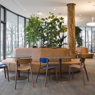 The interiors of Triodos Bank office in the Netherlands