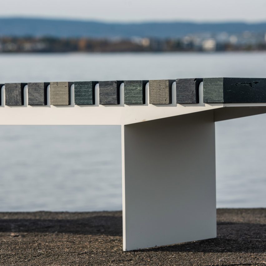 Coast bench by Allan Hagerup for Vestre