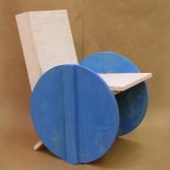 Primary school children design wooden seats in Grade Three Chairs project