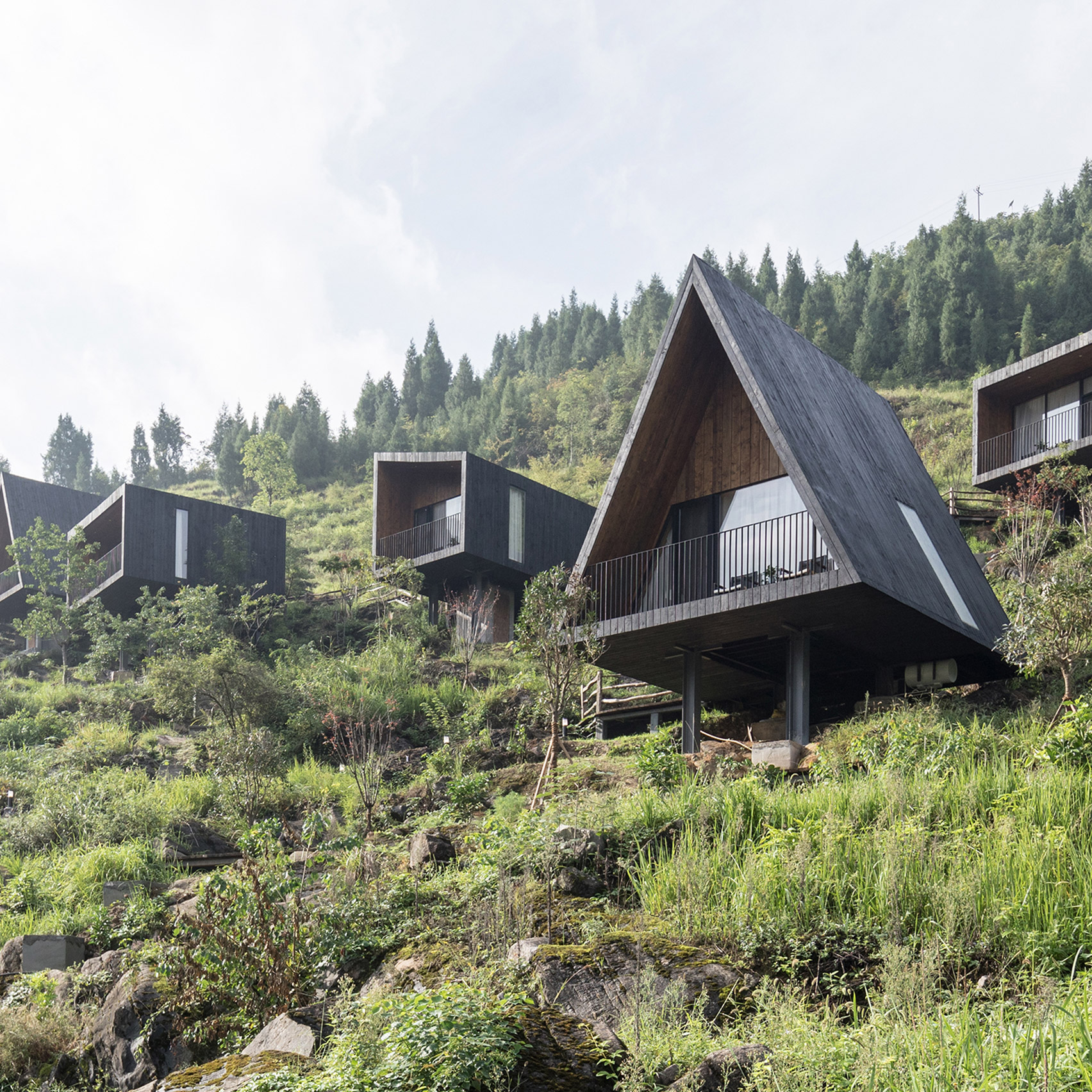 option labyrinth Treble Ten escapist hotels featuring luxury cabins nestled in the countryside