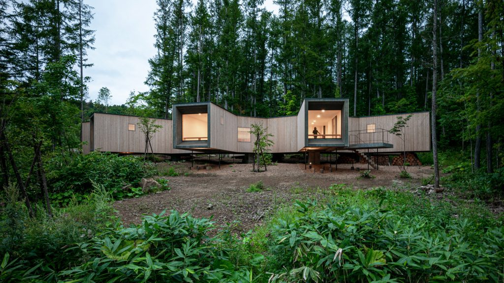 Florian Busch Embeds Branch Shaped Holiday Home In Japanese Forest