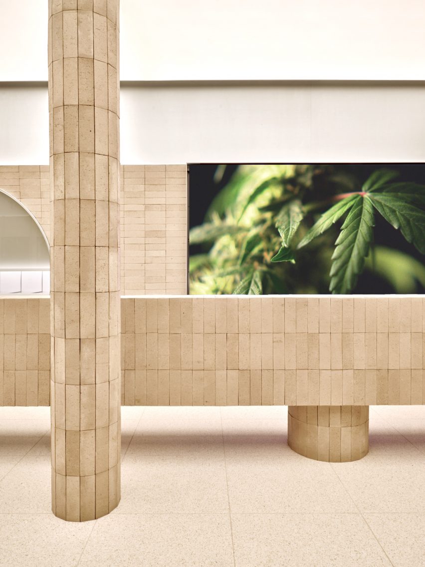 Toronto cannabis shop decorated with terracotta tiles