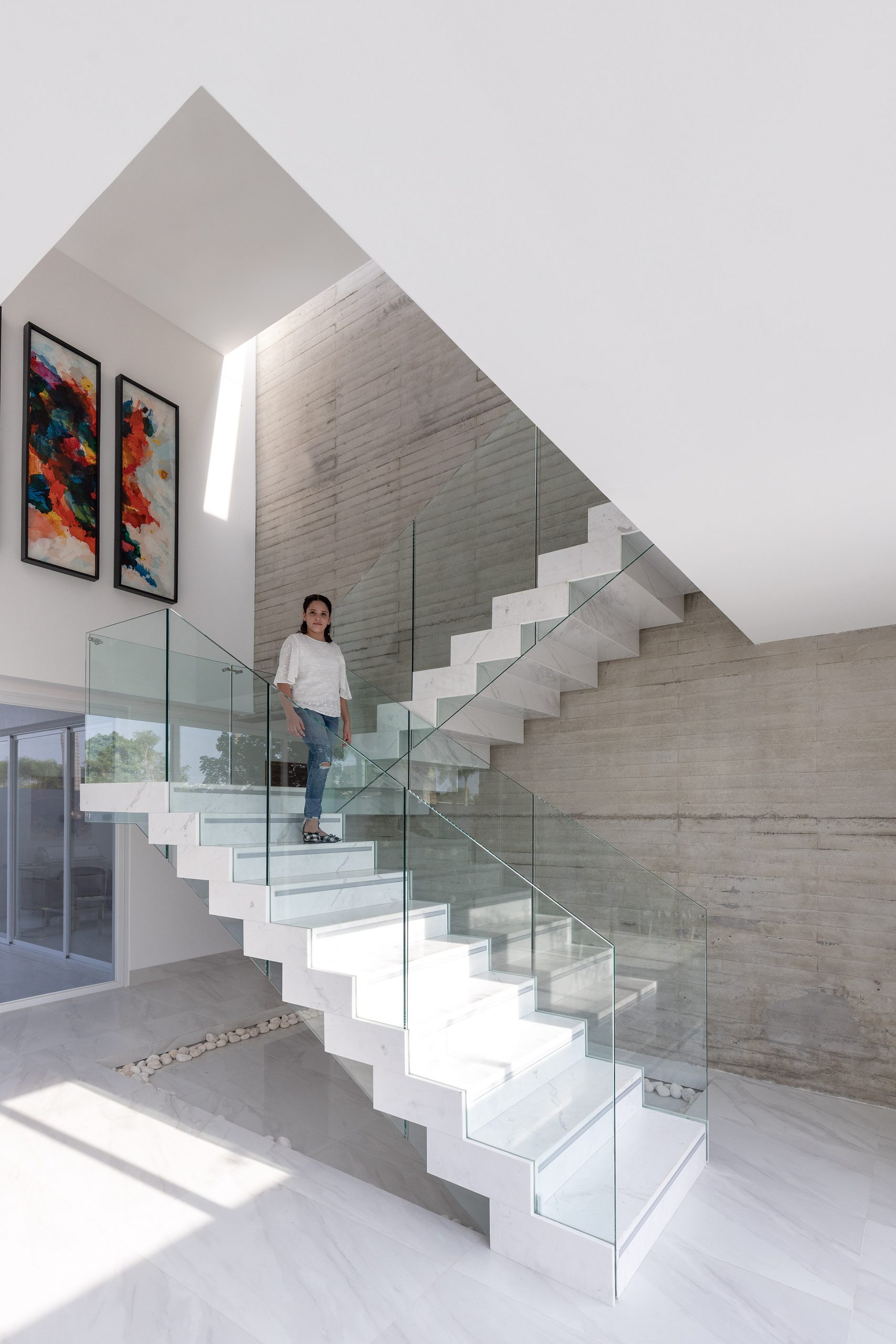 Staircase of Mocoli House in Equador