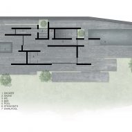 The floor plan for a private spa by Smartvoll