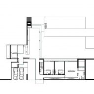 A floor plan for Cork Oak House by Hugo Pereira