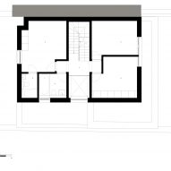 First floor plan of Corner House by Studio 304