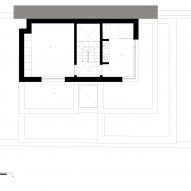 Second floor plan of Corner House by Studio 304