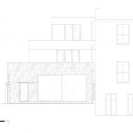 Rear elevation of Corner House by Studio 304
