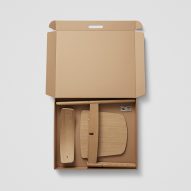 Cross Chair is flat-packed in various parts