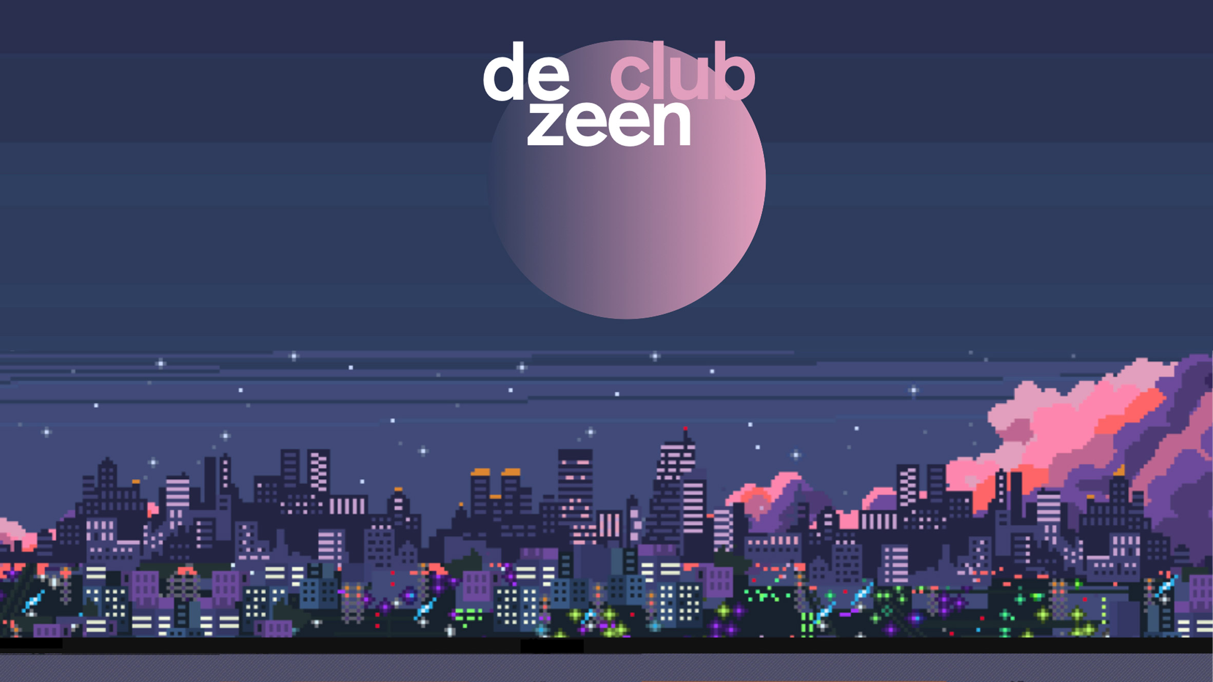 Dezeen Club banner as featured in Dezeen Events Guide April 2021