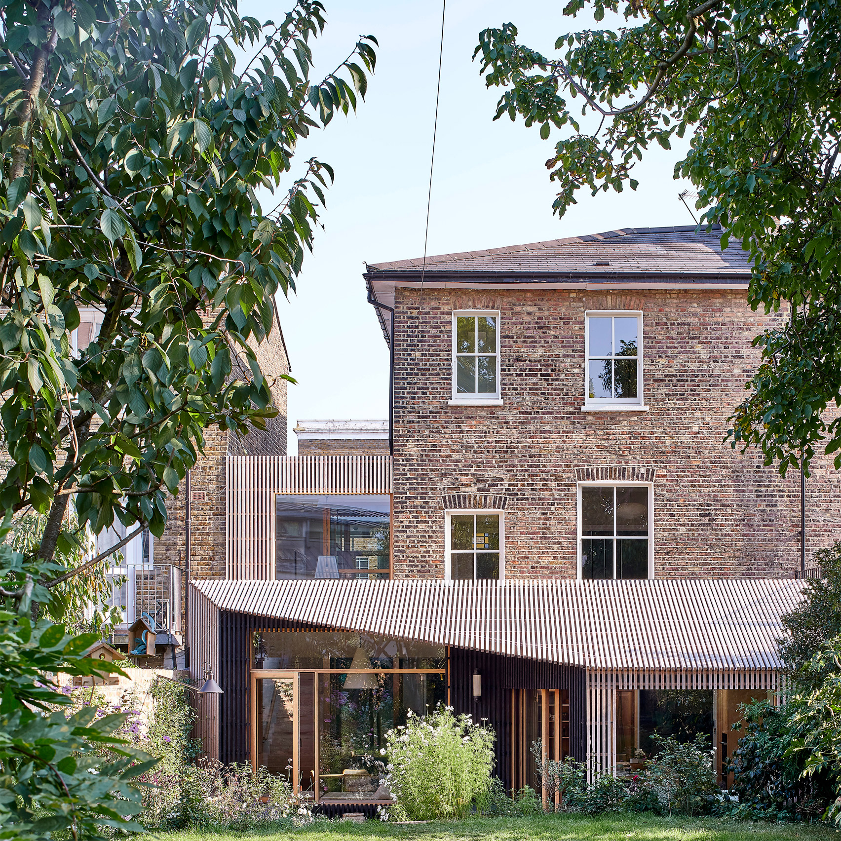 A two-storey house extension in London