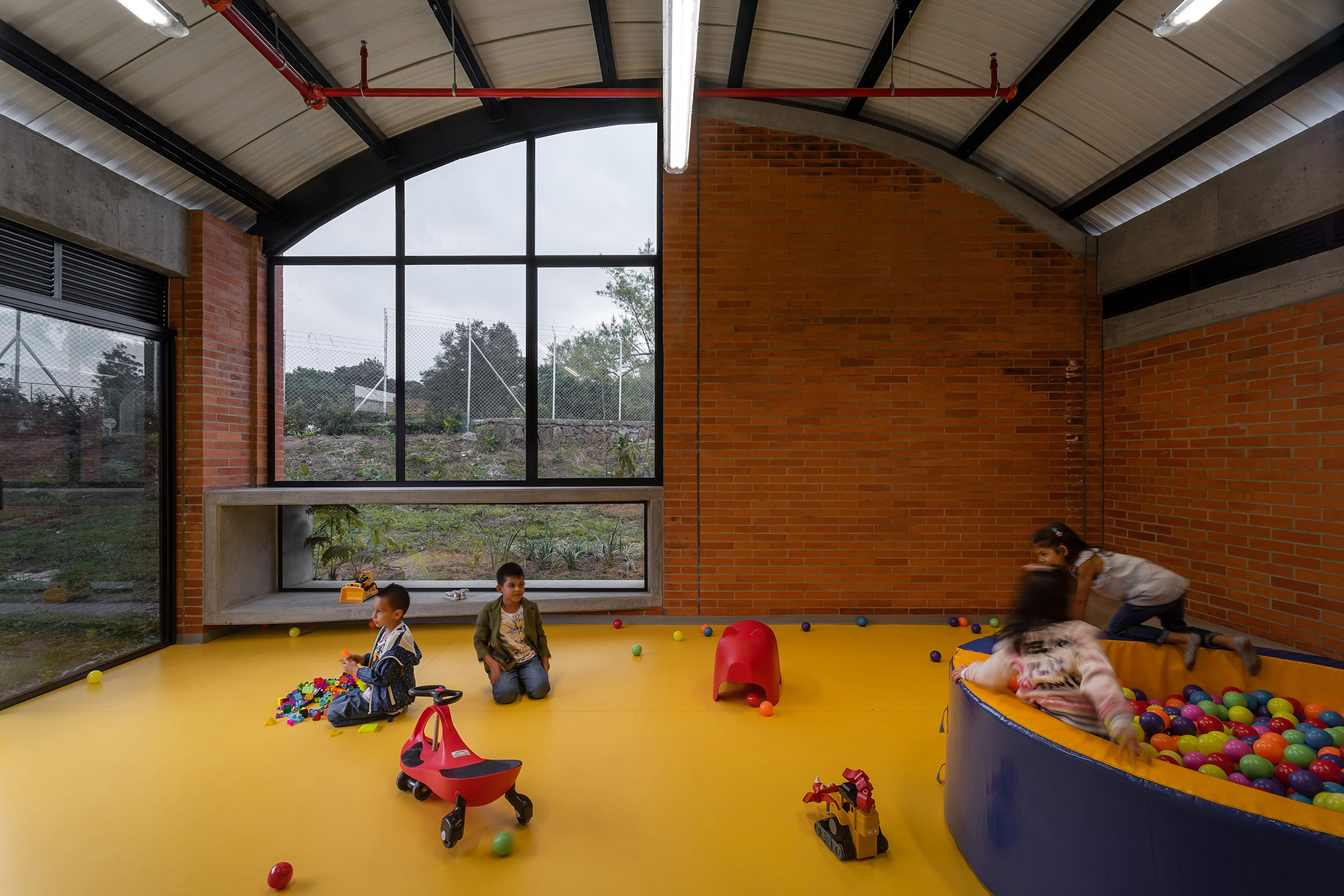 The children's centre is by architecture firm Taller Sintesis