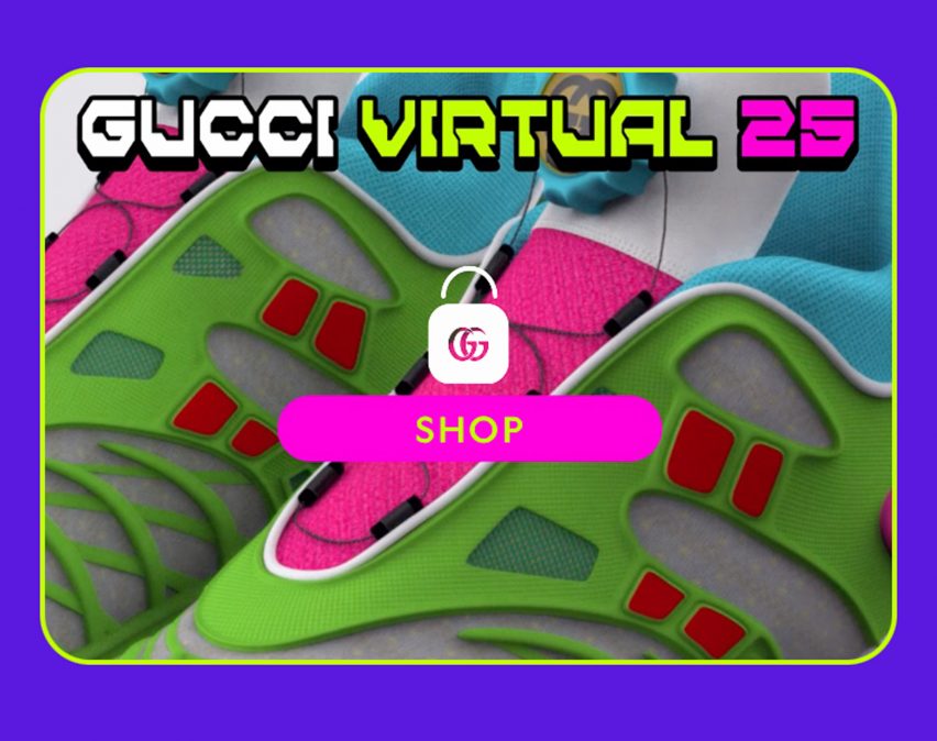 Virtual 25 trainer in Gucci app