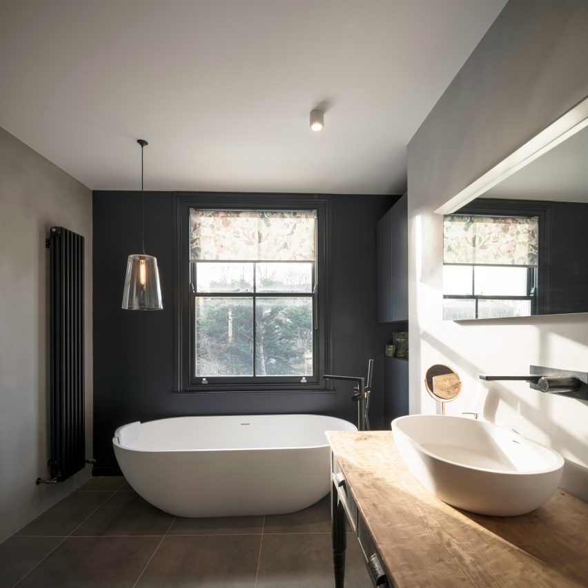 Bathroom in Haringey Glazed Extension by Satish Jassal Architects