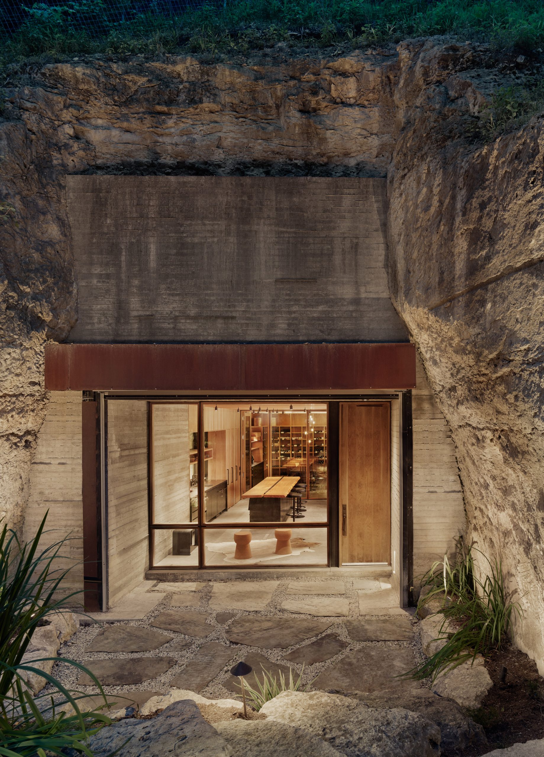 Entrance of the Hill Country Wine Cave by Clayton Korte