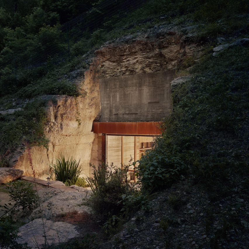 Entrance of Hill Country Wine Cave by Clayton Korte
