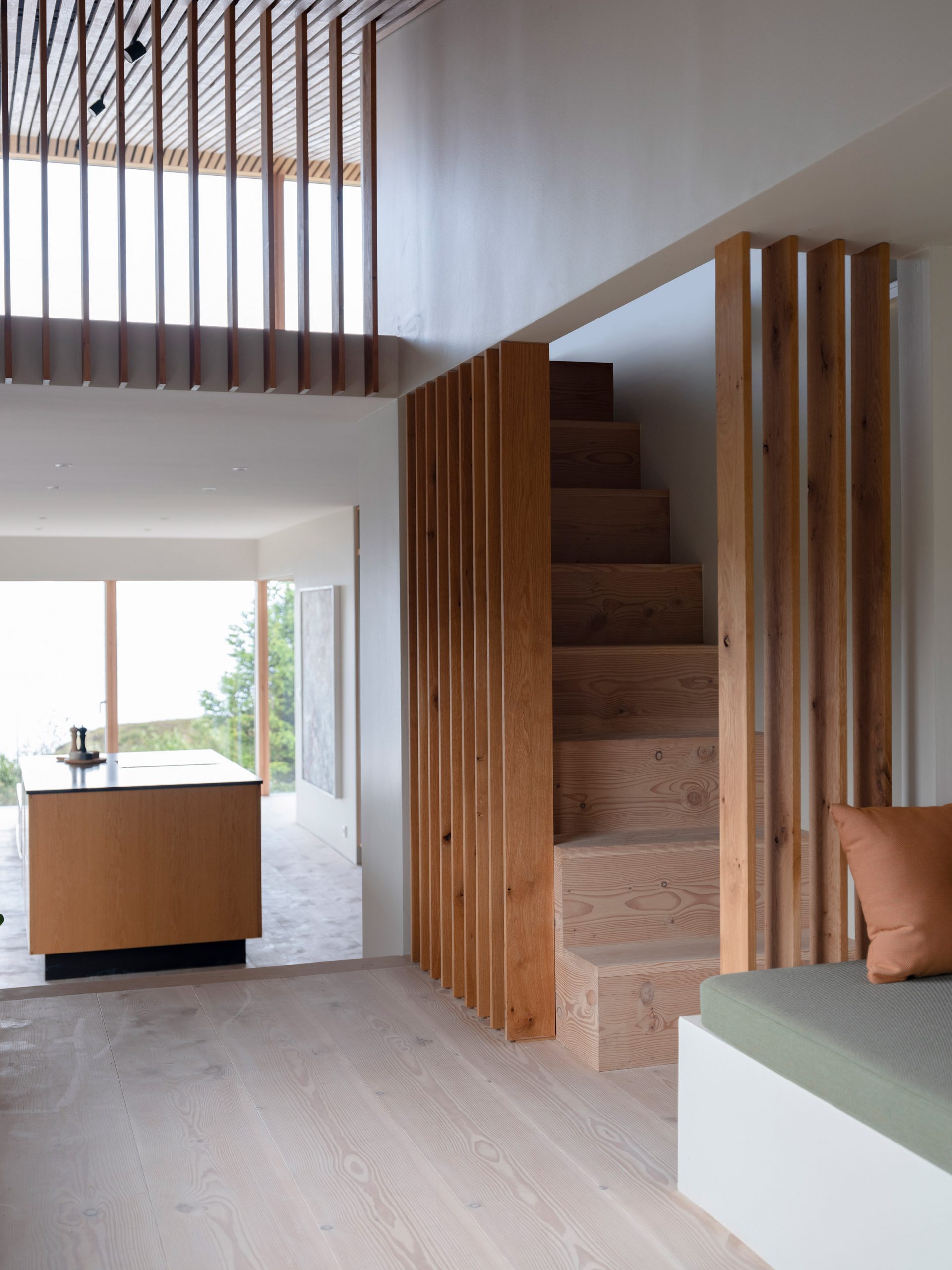 The neutral interiors of a holiday home by KRADS