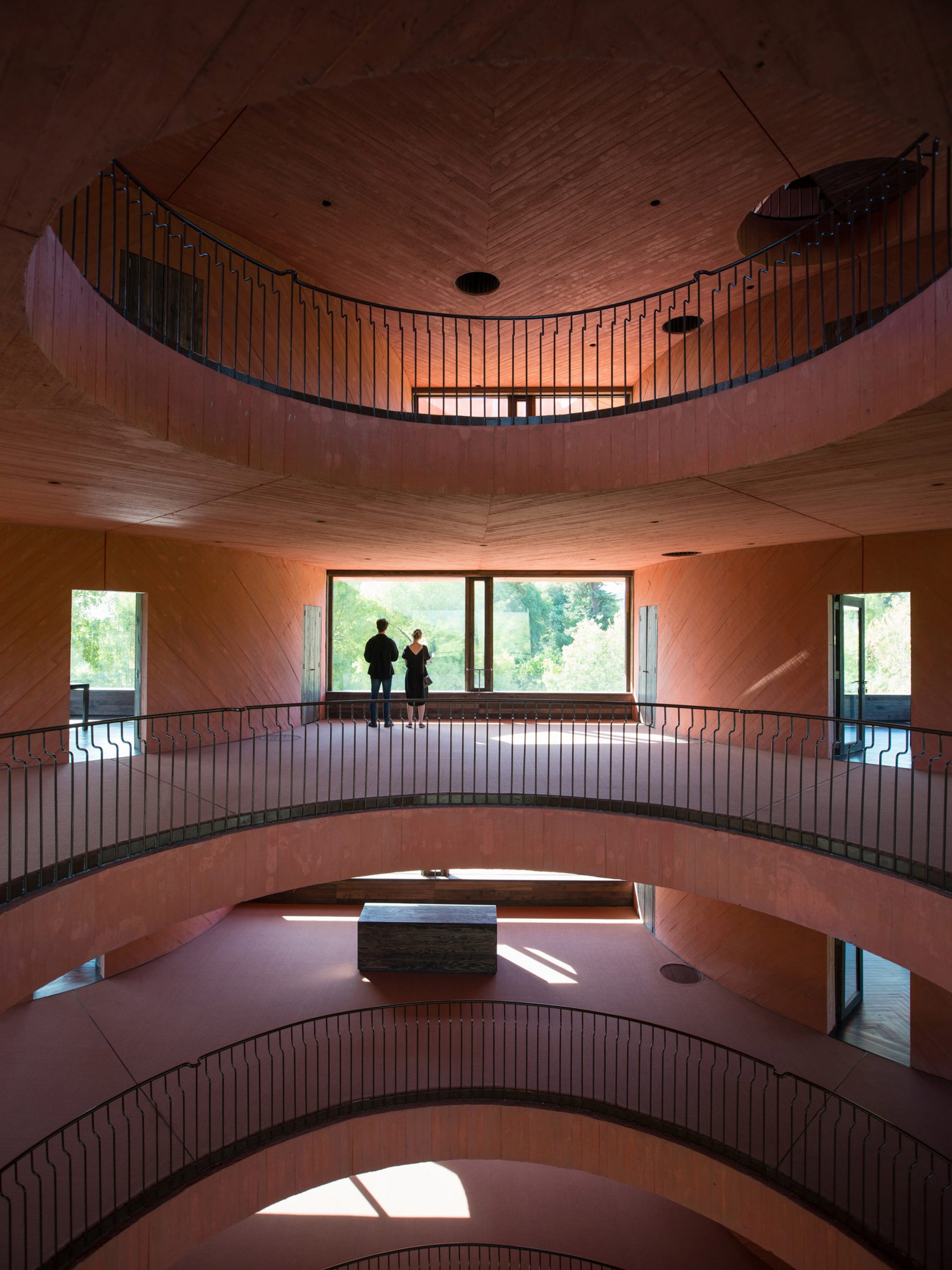 Interior of INES innovation centre by Pezo von Ellrichshausen