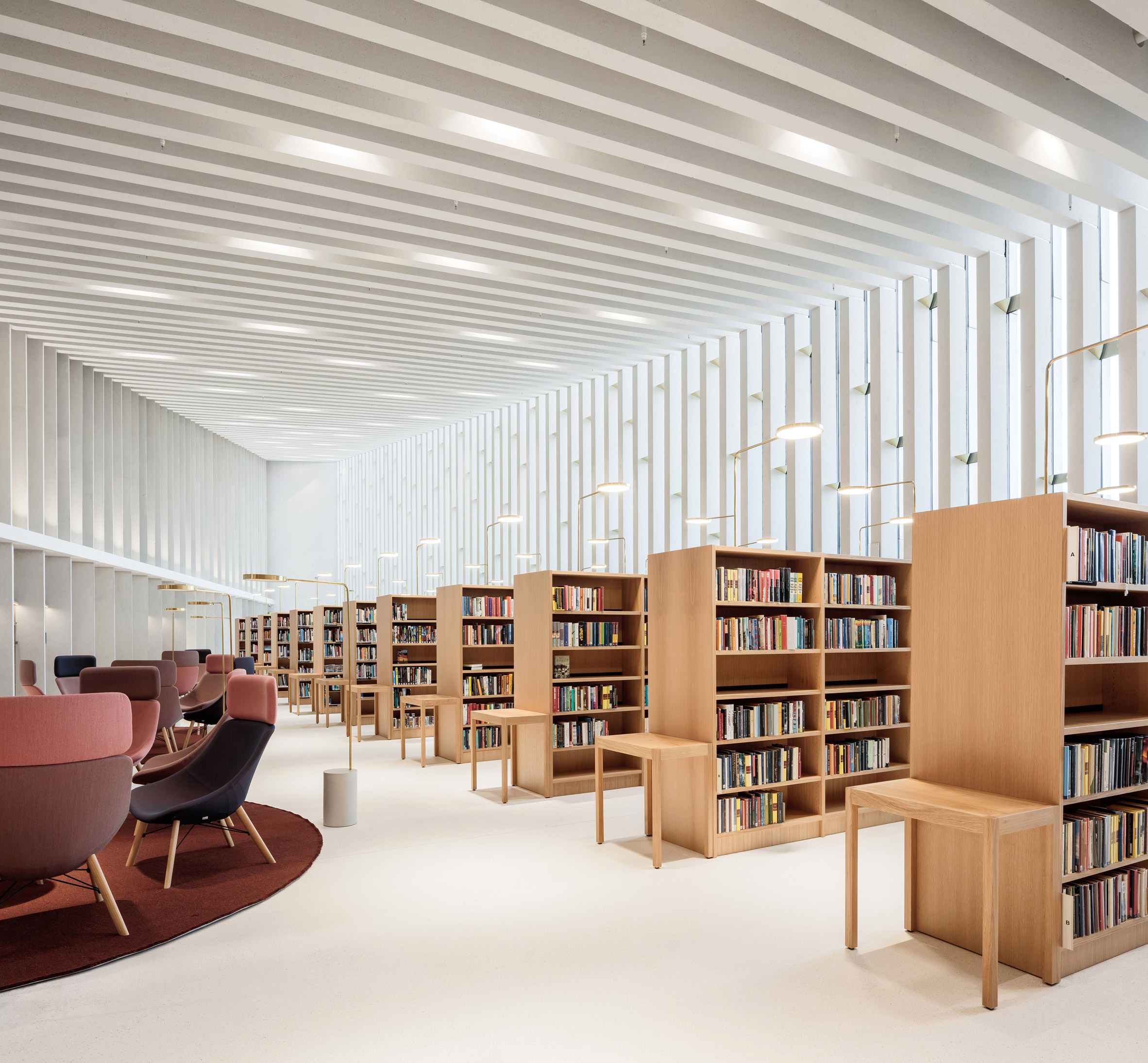 Reading room in Finland