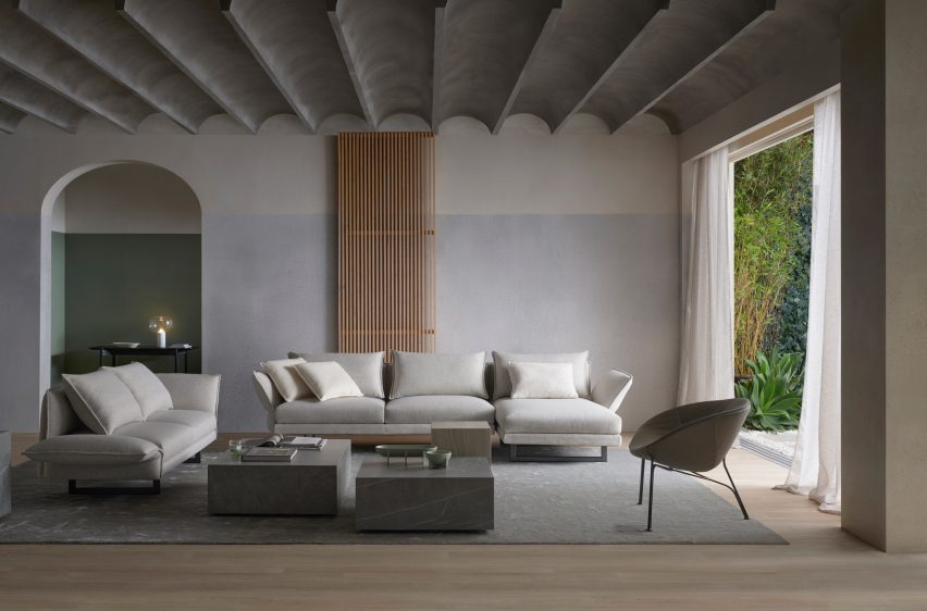 Zaza outdoor sofa by Charles Wilson for King