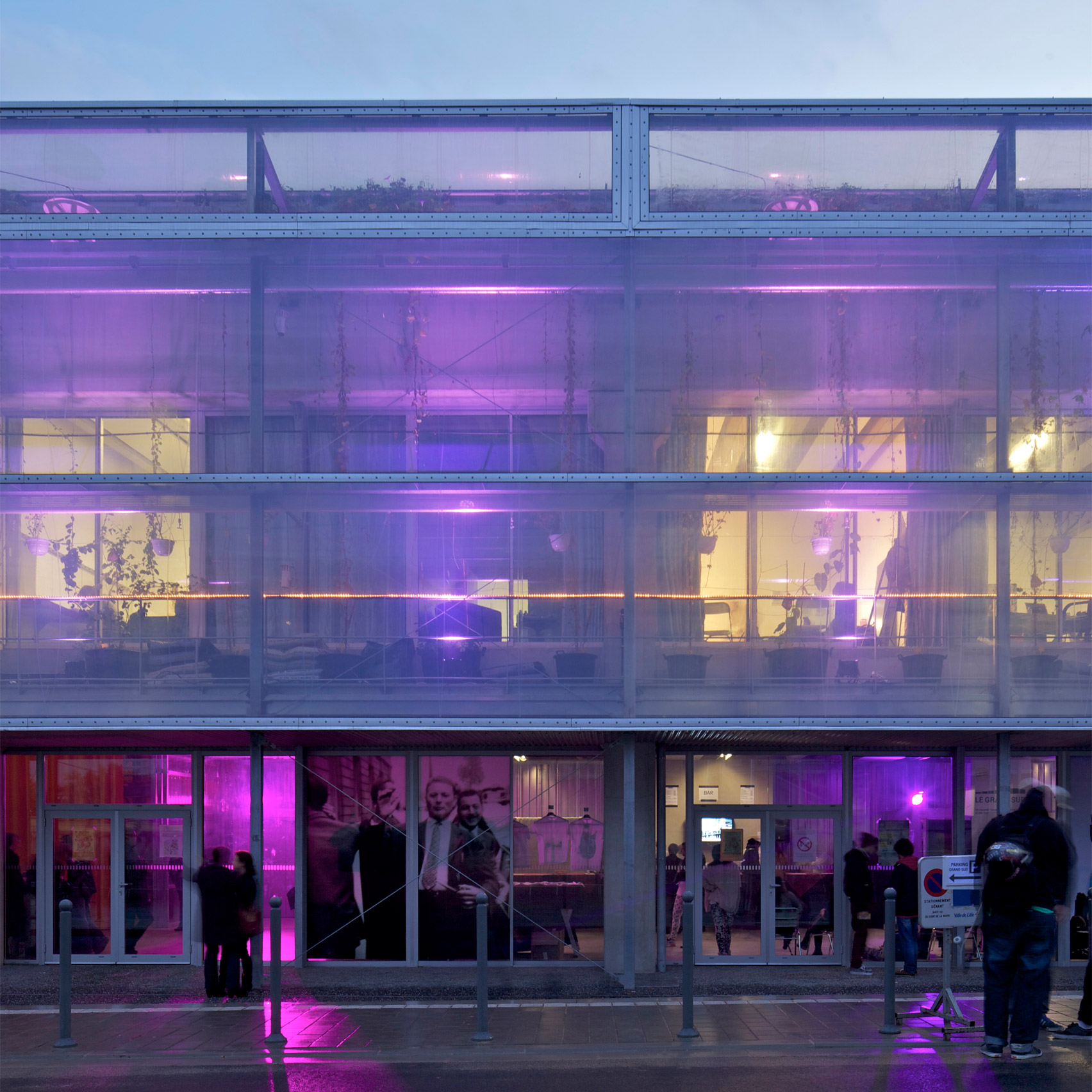 The exterior of a theatre by Lacaton & Vassal