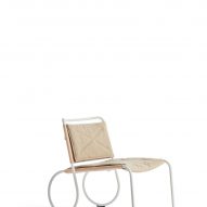 Corso easy chair by Peter Andersson for Lammhults in natural colour