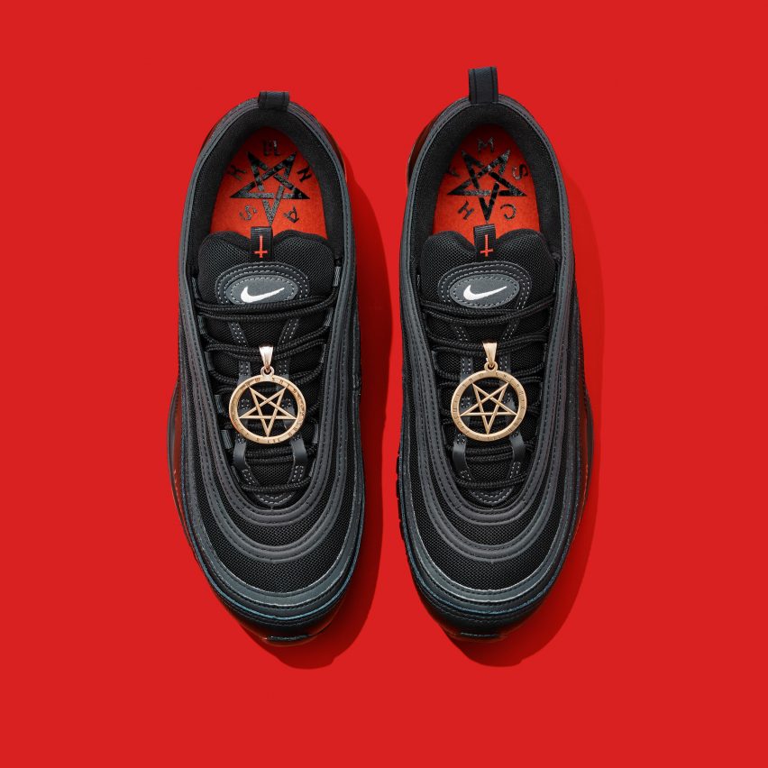 MSCHF Satan Shoes are custom Nikes