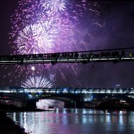 Fireworks over the Thames