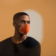 Orange face mask