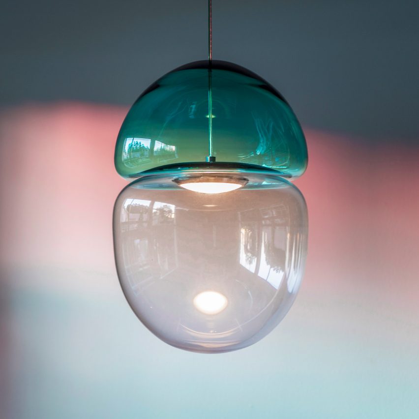 Dew & Drop pendant light by Ocrum Studios