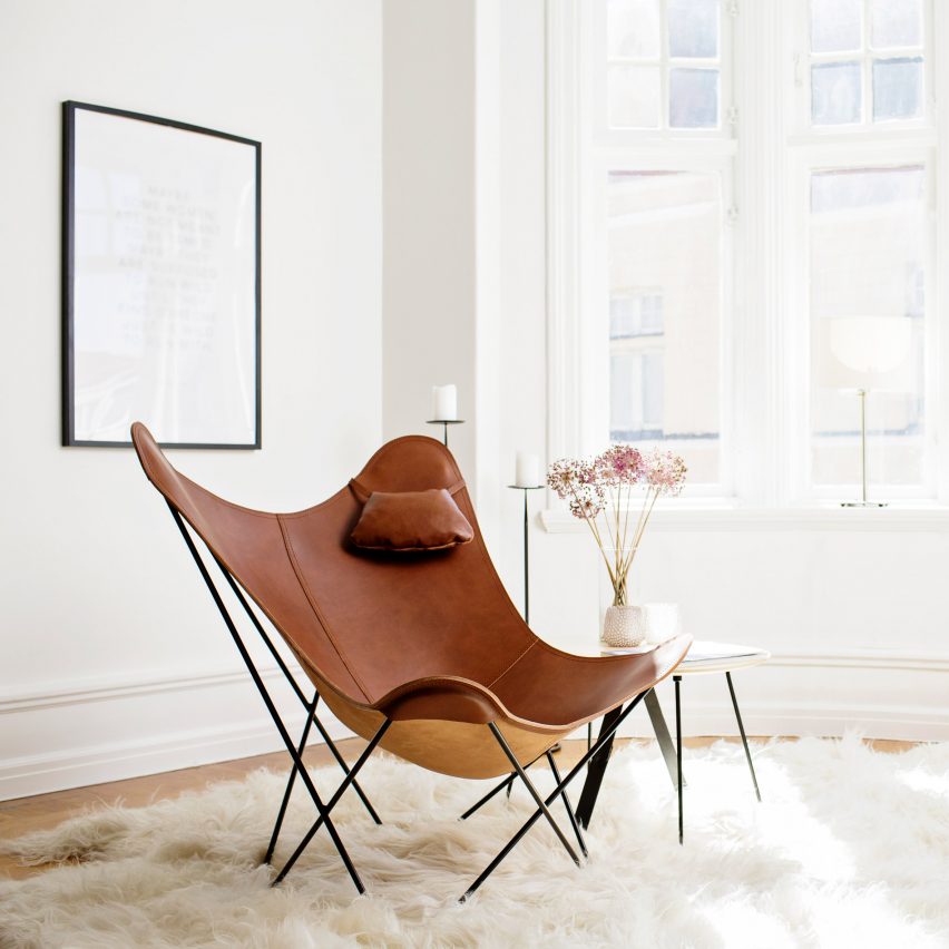 Pampa Mariposa chair by Cuero Design