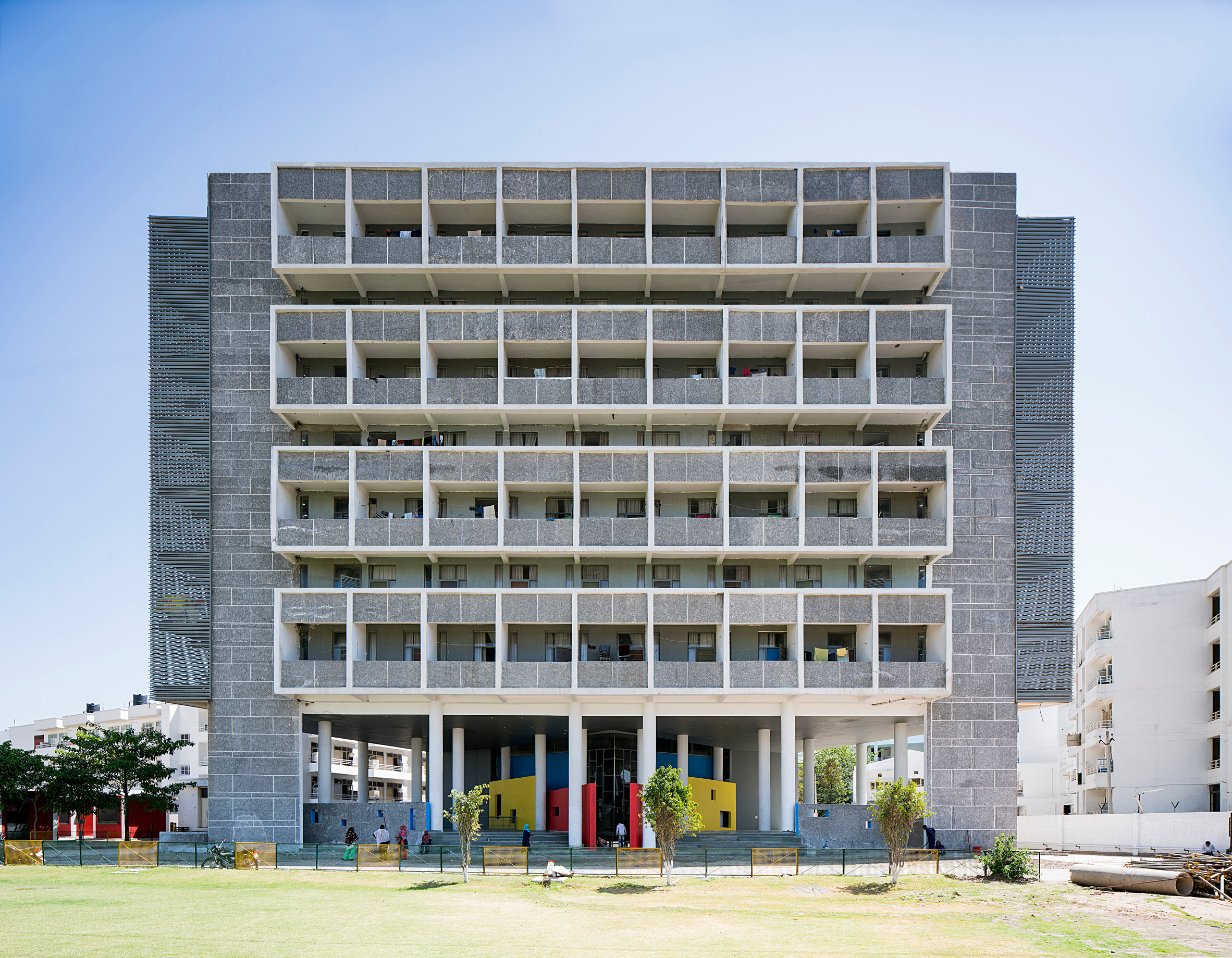 A student accommodation block in Chandigarh