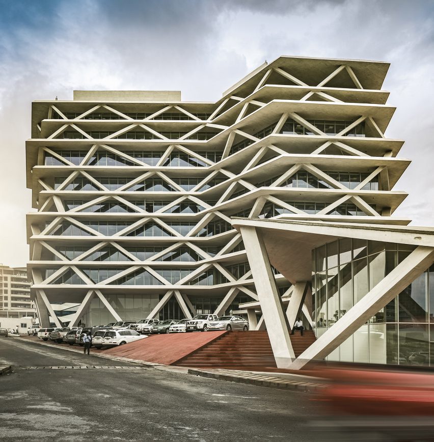 One Airport Square, Accra, by Mario Cucinella Architects, Deweger Gruter Brown & Partners