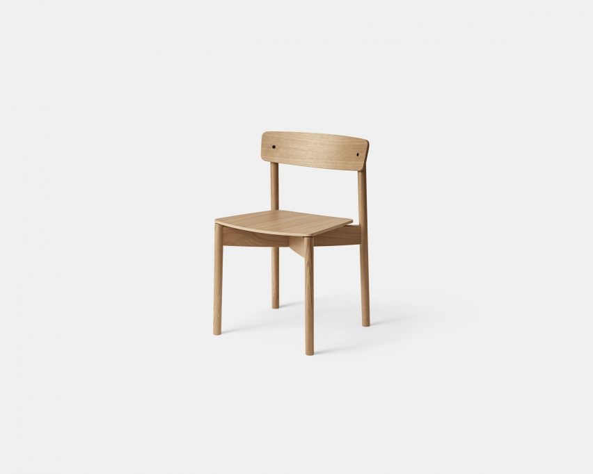 Cross Chair by Pearson Loyd for Takt as seen from the front