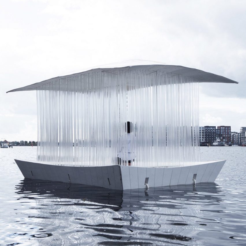 Pan Projects creates floating Teahouse Ø on Copenhagen canal