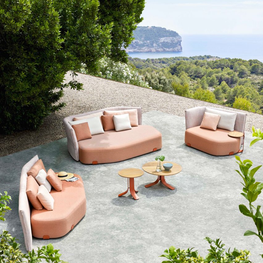 Isla outdoor seating by Sebastian Herkner for Gan