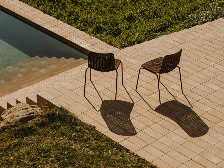 Top image: Expormim presents its catalogue of outdoor furniture for 2021. Above: Lapala has been reimagined for outdoor use
