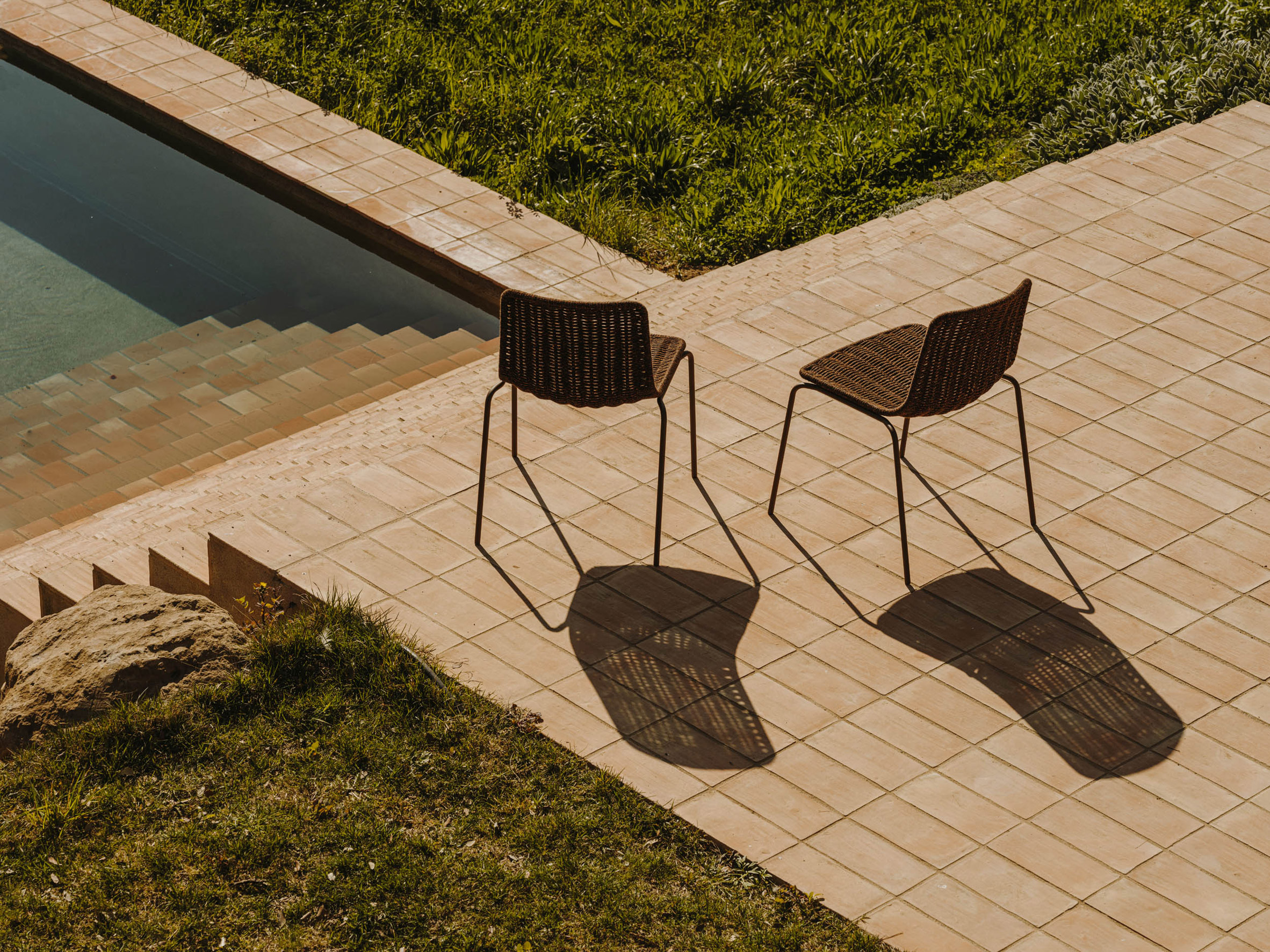 Top image: Expormim presents its catalogue of outdoor furniture for 2021. Above: Lapala has been reimagined for outdoor use