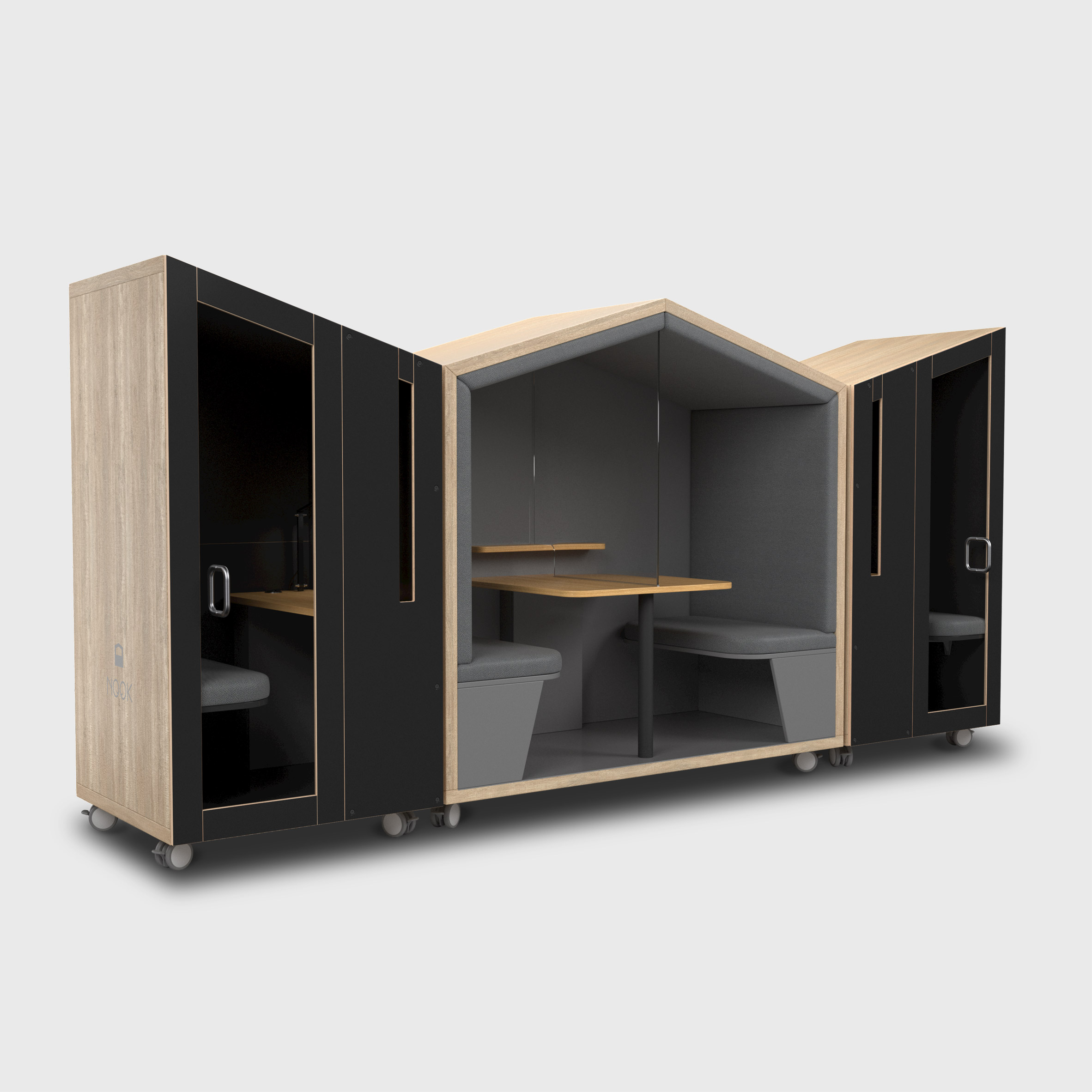 Nook Solo booth by David O'Coimin for Nook