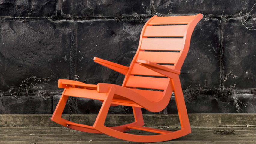 Rapson Outdoor Rocking Chair By Loll, Rocking Patio Furniture